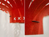 Buzzilight Mono Red Decorative Acoustic Ceiling Light Lace