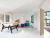 Buzziscreen Modular Freestanding Acoustic Room Dividers In Breakout Area With Pouffes