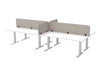 Buzzitripl Desk Straight Forward Desk Partition 4