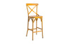Cafe Bar Stool Vintage Yellow