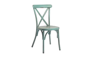 Cafe Side Chair Vintage Blue