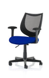 Camden Medium Back Black Mesh Task Operator Office Chair With Arms KCUP1516 1