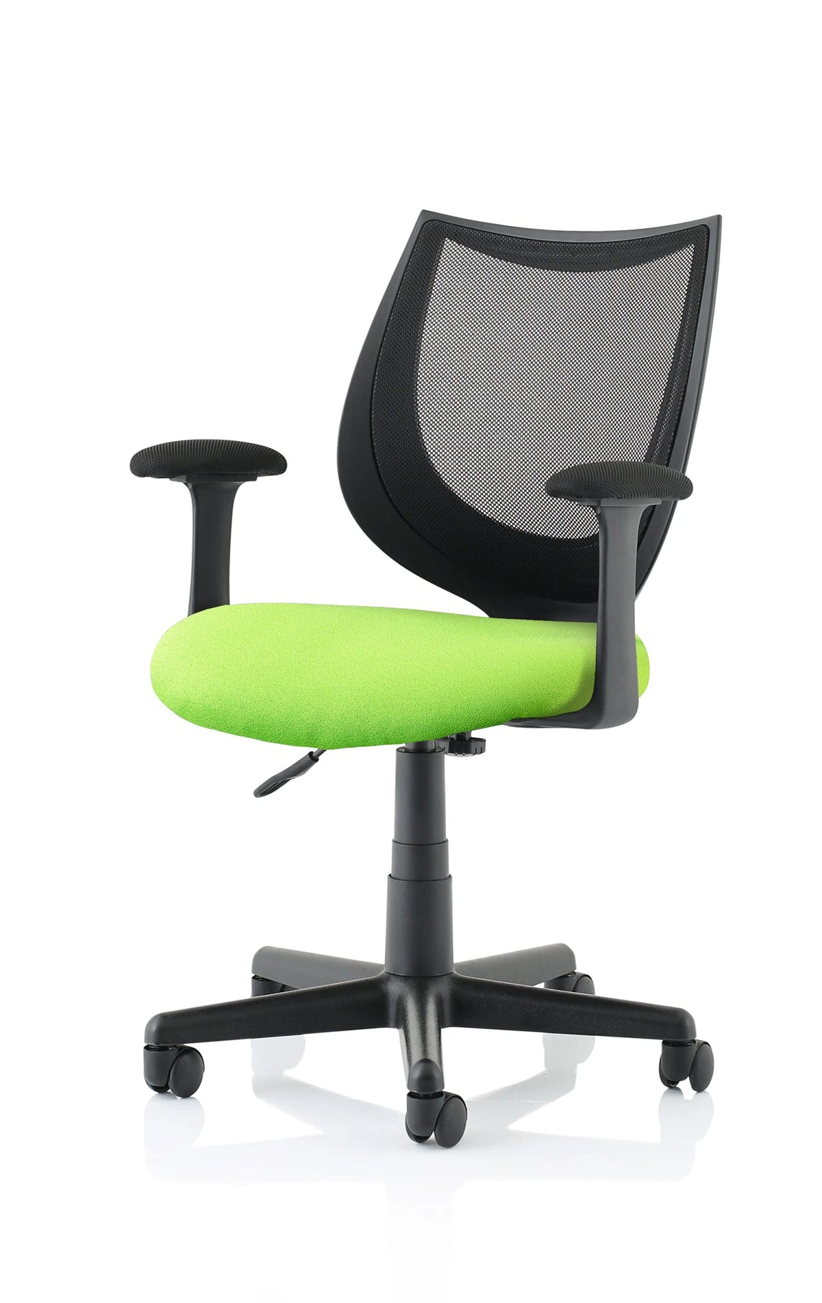Camden Medium Back Black Mesh Task Operator Office Chair With Arms KCUP1517 2