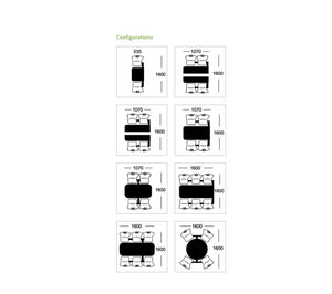 Canteen Cu17 Metal Seating With Table Configurations