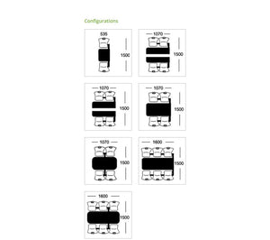 Canteen Cu42 Bench Seating With Table Configurations