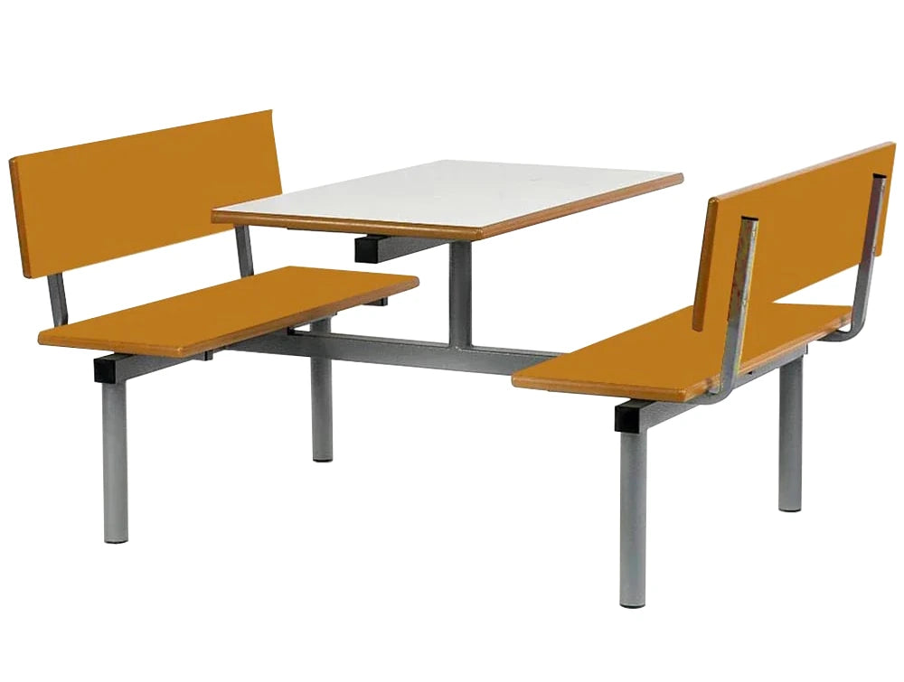 Canteen Cu47 Wooden Bench Seating With Table