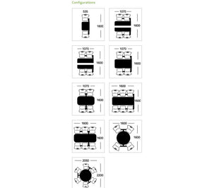 Canteen Cu50 Wooden Seating With Table Configurations