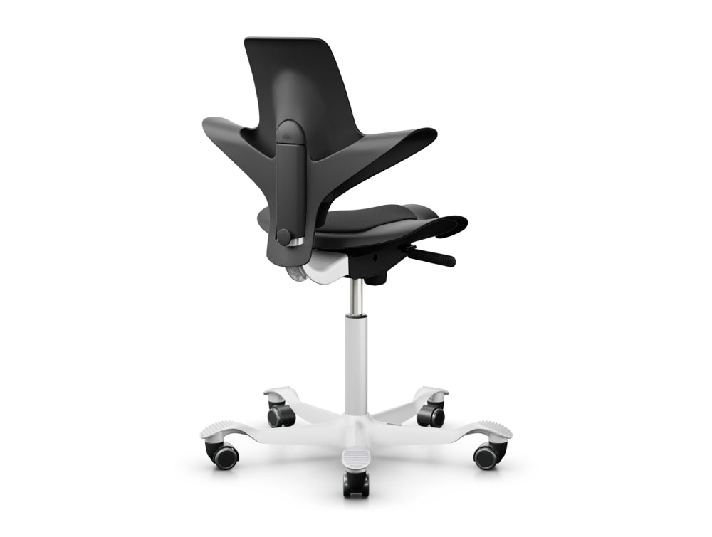 Capisco 8010 Ergonomic Chair in Black Plastic Seat and Backrest HAG 3