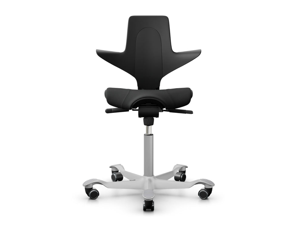 Capisco 8020 Ergonomic Chair in Black Plastic Seat and Backrest HAG