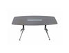 Chamfered Executive 2.4M Boardroom Table In Anthracite 2