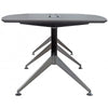 Chamfered Executive 3M Boardroom Table In Anthracite 3