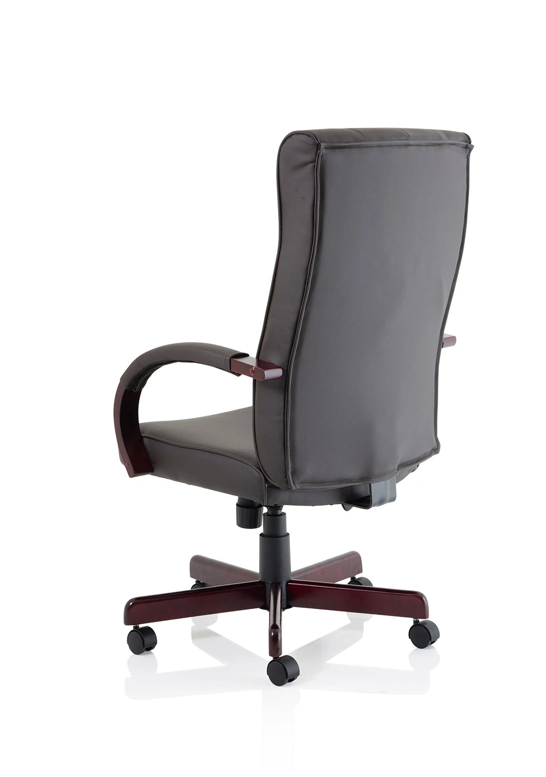 Chesterfield High Back Leather Executive Office Chair With Arms EX000003 6