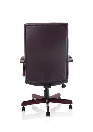 Chesterfield High Back Leather Executive Office Chair With Arms EX000004 6