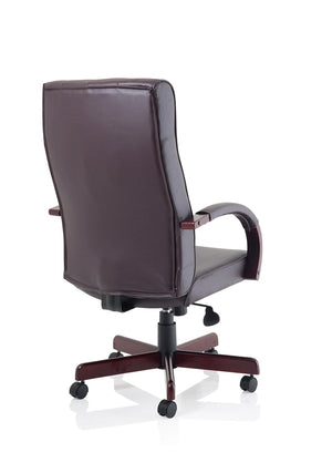 Chesterfield High Back Leather Executive Office Chair With Arms EX000004 8