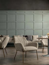 City Deco Armchair With 4 Deco Legs In Off White With White Sofa In Reception Area