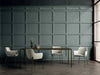 City Deco Armchair With 4 Deco Legs In White With Brown Table In Dining Room Setting