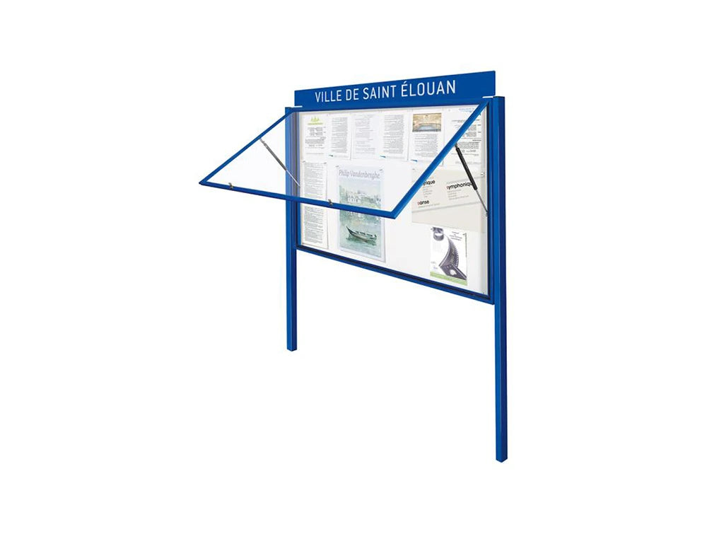 Classic Outdoor Notice Door 9 A4 in One Frames 3