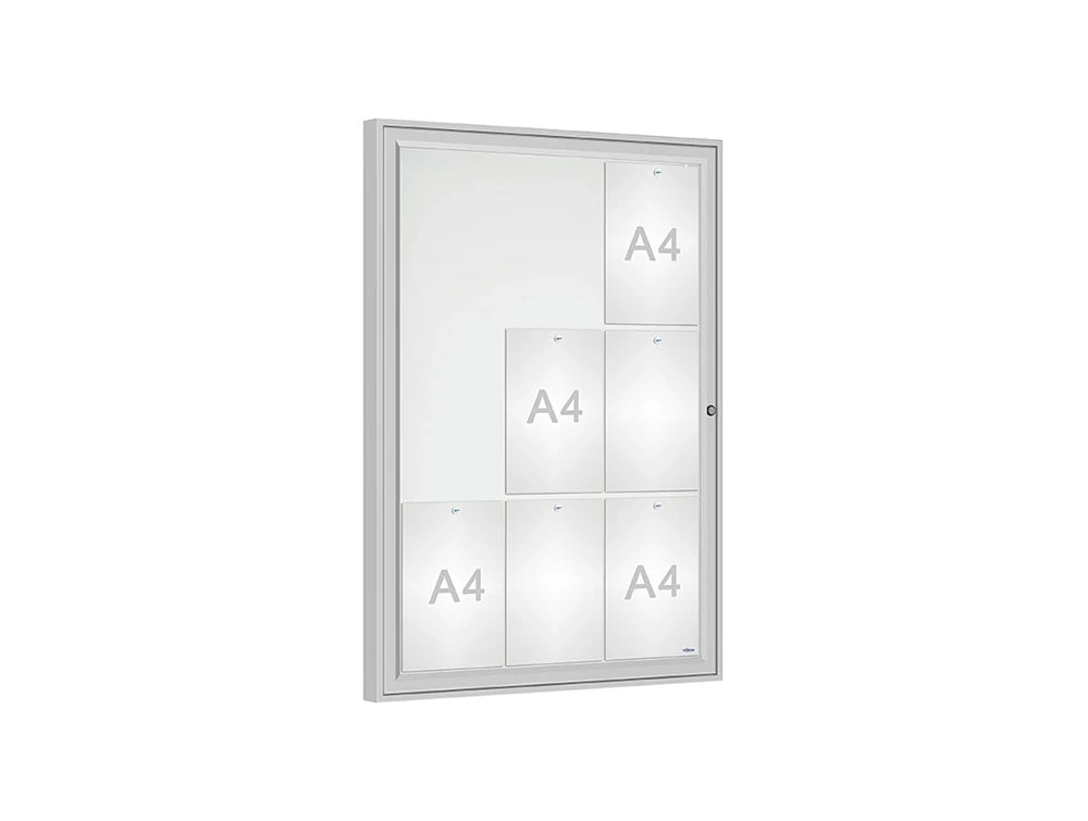 Classic Outdoor Notice Board - 9 A4 in One Frames