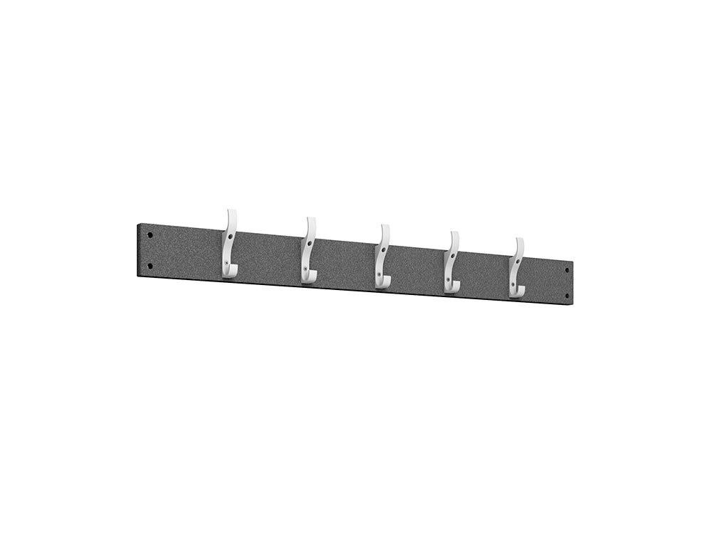 Cloakroom Hookboard - Pearl Silver & Black