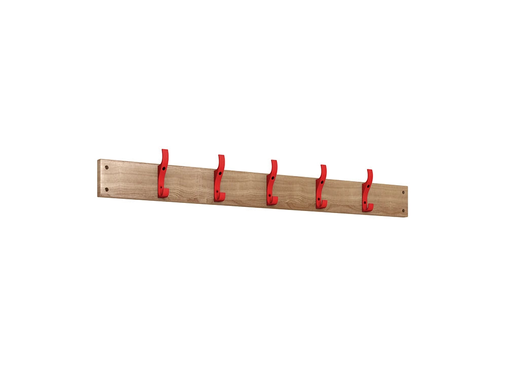 Cloakroom Hookboard - Cornflower Blue Beech