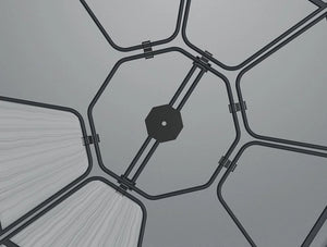 Colony Freestanding Socialising Meeting Hub Configuration Upper Frame Detailed View