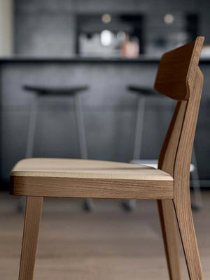 Compass Dining Chair Side View Detail