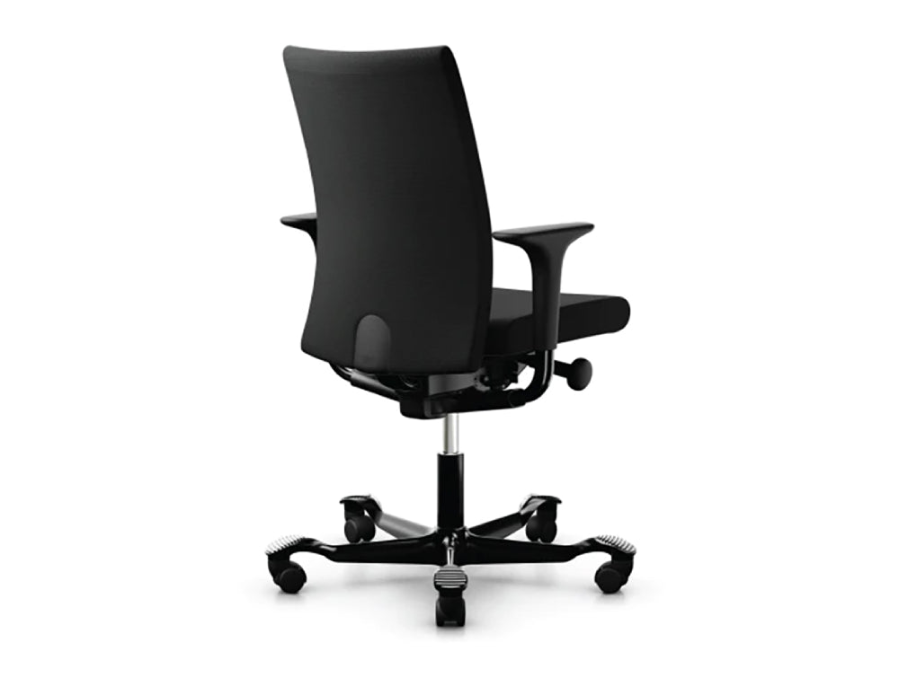 Creed 6004 Upholstered With Castors In Black Plastic Base
