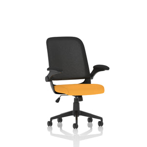 Crew Task Operator Mesh Chair With Folding Arms KCUP2020 2