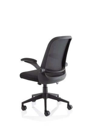 Crew Task Operator Mesh Chair With Folding Arms OP000318 6