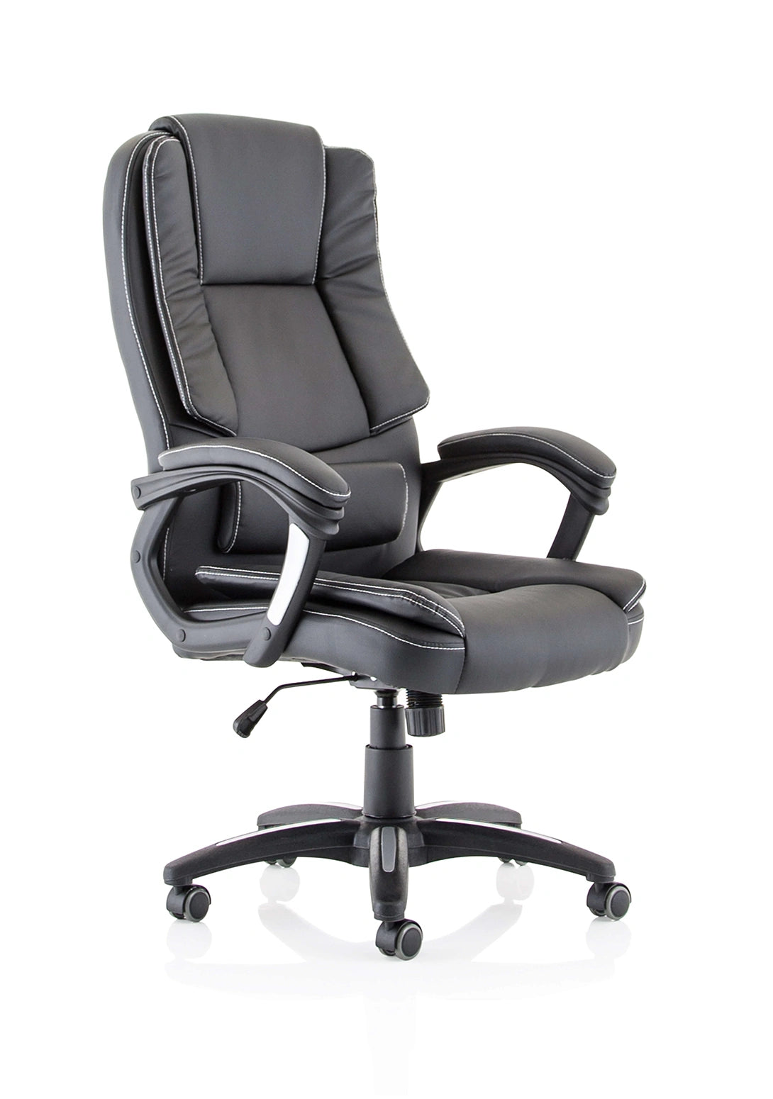 Dakota High Back Black Leather Look Chair EX000250 1