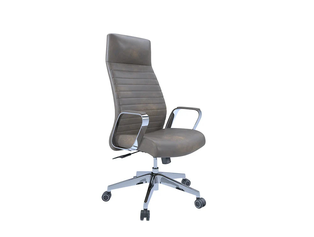 Dawn High Back Leather Executive Chair - Black PU