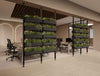 Decora 5 Level Modular Planter with Key Meeting Table and Jersey Task Chair in Modern Office Setting