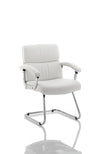 Desire Medium Back Leather Cantilever Visitor Chair With Arms BR000034 1