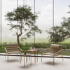Dress Code Fashion Lounge Chair with Coffee Table in Reception Setting 2