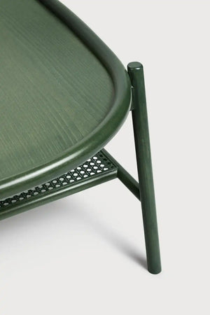 Drum Oval Low Coffee Table Edge Detail