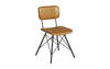 Duke Side Chair Light Tan Leather