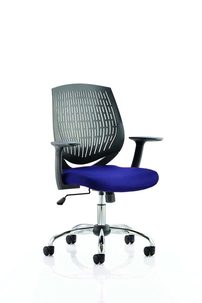 Dura Medium Back Task Operator Office Chair With Arms KCUP0201 1