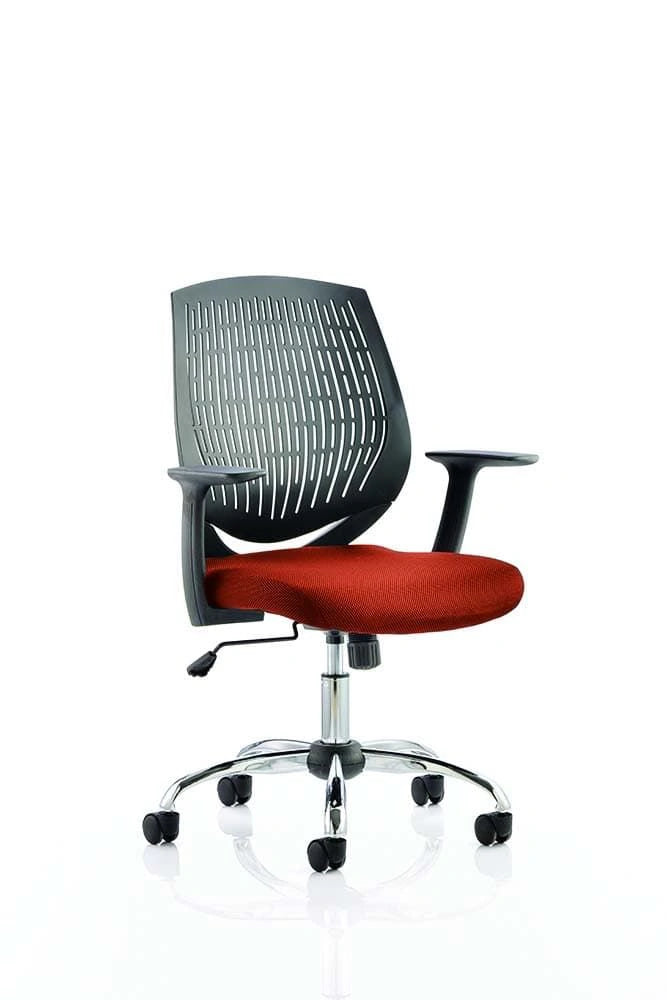 Dura Medium Back Task Operator Office Chair With Arms KCUP0204 1