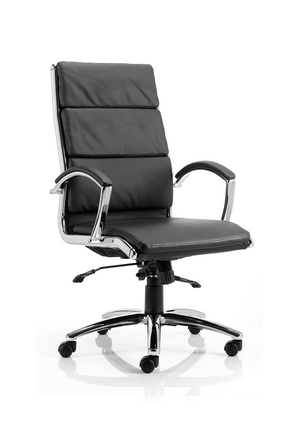 Classic Executive Chair High Back Black With Arms