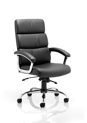 Desire High Executive Chair Black With Arms Image 2