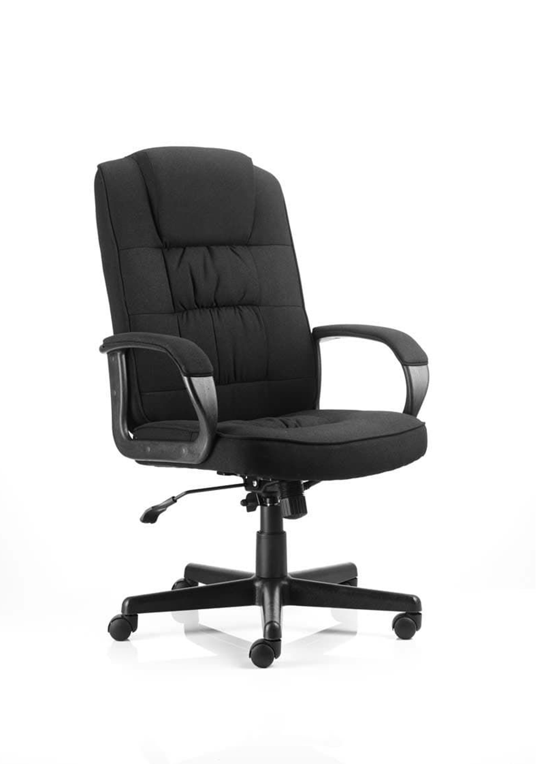 Moore Executive Chair Black Fabric With Arms Image 2