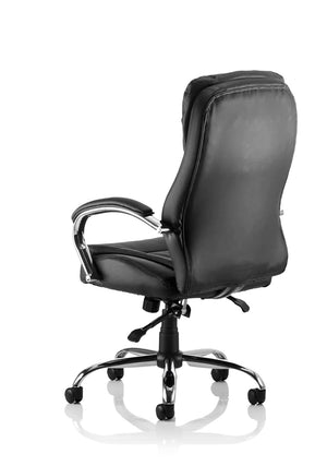 Rocky Executive Chair Black Leather High Back With Arms Image 3