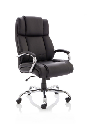 Texas Executive Heavy Duty Chair Soft Bonded Leather With Arms