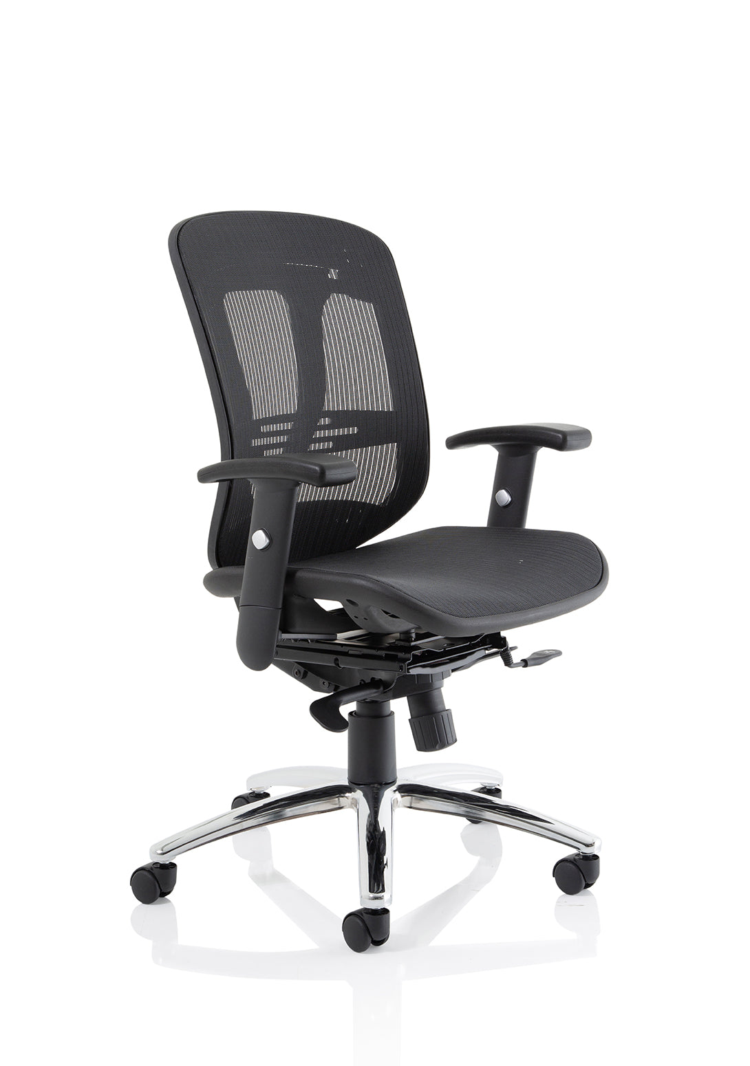 Mirage II Executive Chair Black Mesh With Arms Without Headrest