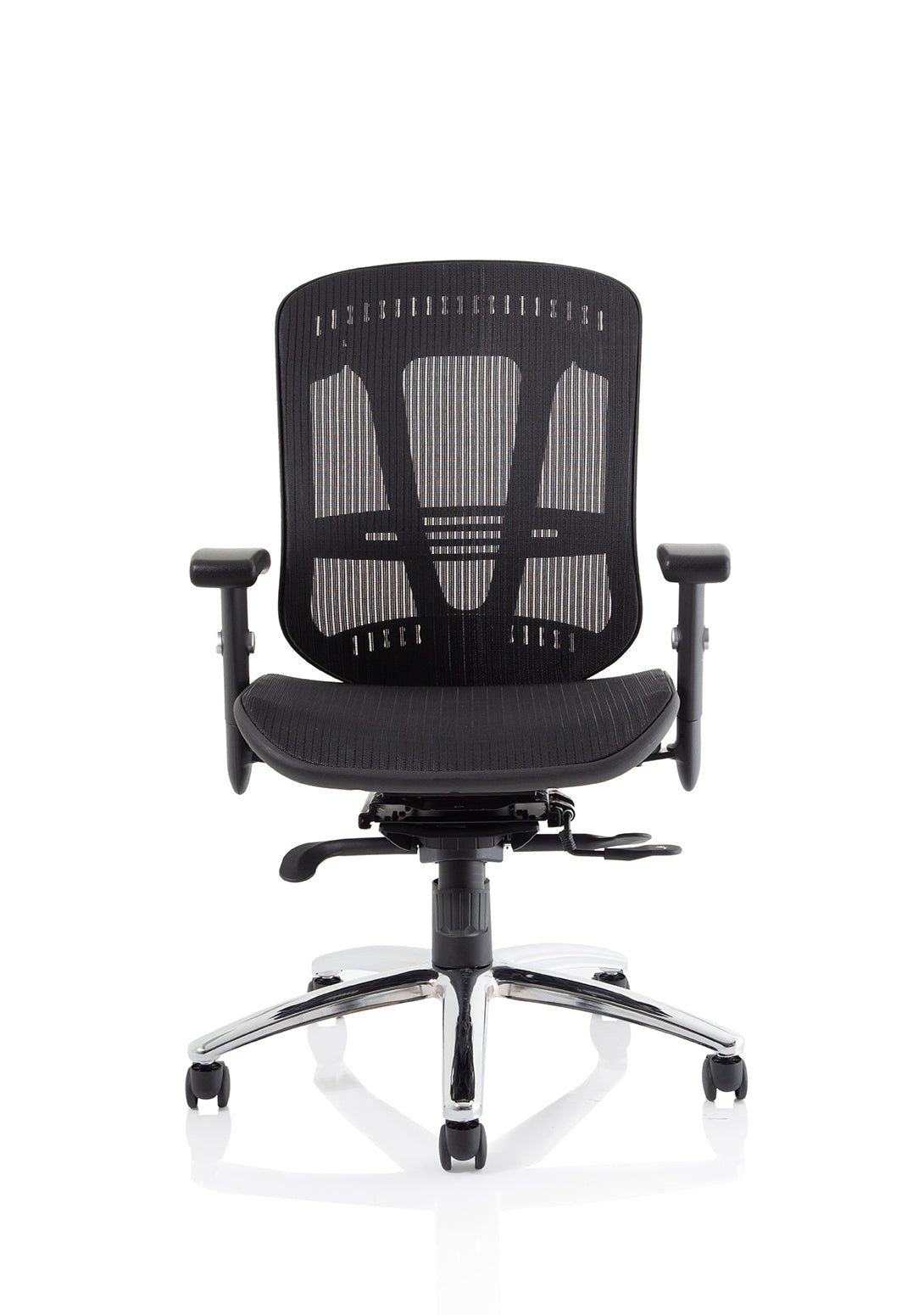 Mirage II Executive Chair Black Mesh With Arms Without Headrest Image 3