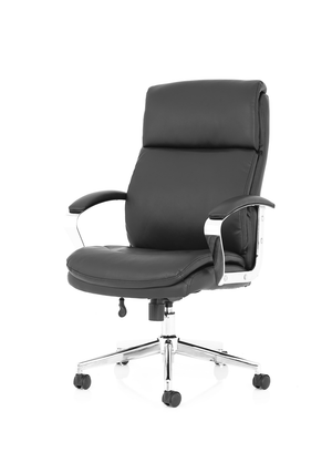 Tunis Black Soft Bonded Leather Executive Chair Image 4