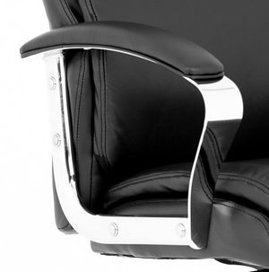 Tunis Black Soft Bonded Leather Executive Chair Image 7