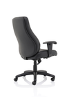 Winsor Black Leather Chair No Headrest Image 4