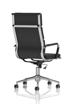 Hawkes Black PU Chrome Frame Executive Chair Image 7