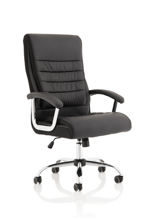 Dallas Black PU Chair